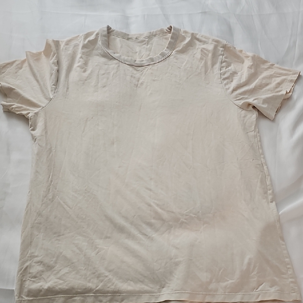 Lululemon Women Cream T-Shirt